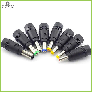 PTFU 8 Chiếc Đa Năng Laptop Nguồn Điện Adapter Kết Nối Cắm AC Jack Sạc Kết Nối Bộ Chuyển Đổi Nguồn Cắm Mới