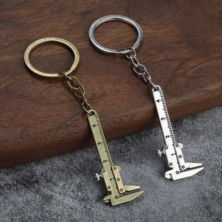 Mini Vernier Caliper Trang Sức Mặt Dây Chuyền Nhỏ Dụng Cụ Đo Nhà Di Động Móc Khóa Phụ Kiện Thời Trang