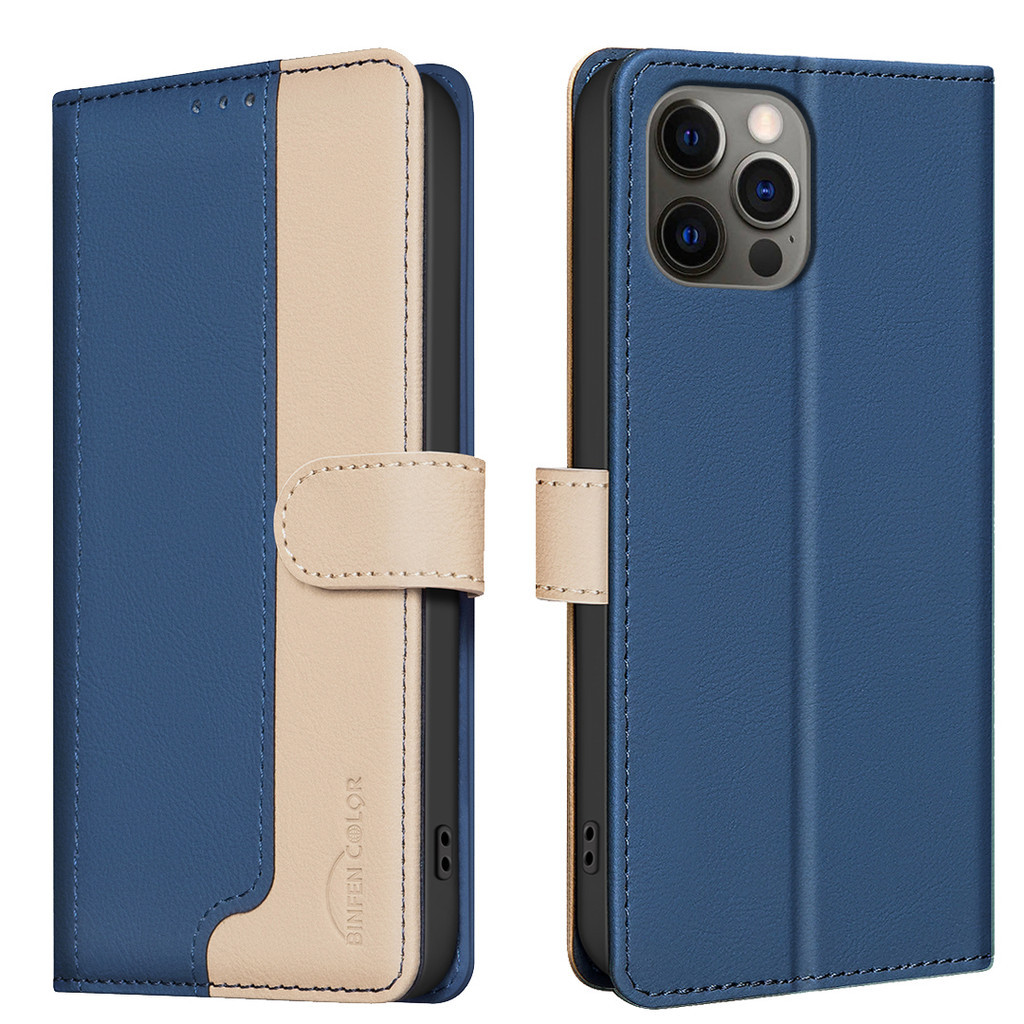Dành Cho iPhone 16e 16 15 14 Plus 13 12 11 Pro Max XR Màu Ghép Da PU Flip Cover Ví Từ Tính Có Khe Cắm Thẻ Giá Đỡ TPU Mềm Ốp Lưng Điện Thoại Di Động