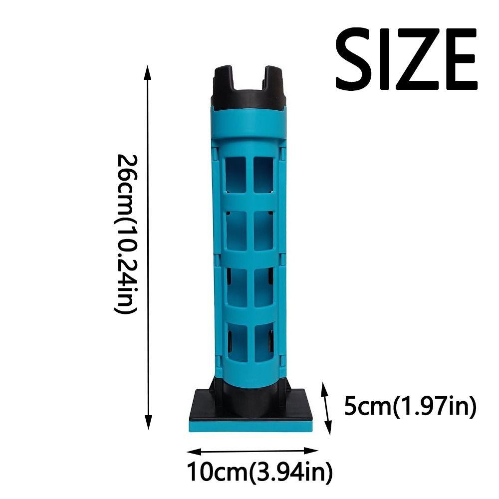 SWISSWIN Hộp Câu Cần Đứng, Hộp Câu Cá Bằng Nhựa Di Động, Tổ Chức Ngoài Trời Bền Có Thể Tháo Rời Chèn Kẹp Hộp Câu Cá Thùng Giá Đỡ Thiết Bị Chèn