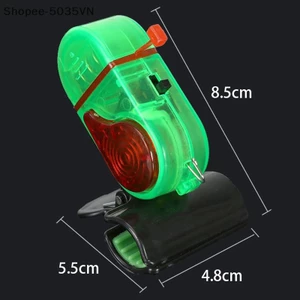 {AKIN} 1 Máy Tính Cá Cắn Báo Động Câu Cá Nhạy Cảm Cao Âm Thanh Đèn LED Đèn Báo Kẹp Cần Câu Phụ Kiện Câu Cá {a}