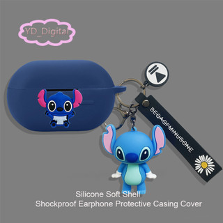 Hộp đựng tai nghe cho SoundPEATS PearlClip Pro / CC Pro Silicone Vỏ mềm Snoopy dễ thương Vỏ bảo vệ tai nghe chống nước Vỏ bảo vệ có mặt dây chuyền