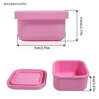 Airspecutin Hộp Cơm Trưa Silicon Kín Hộp Bento Ngoài Trời Lò Vi Sóng Silicon Hộp Đựng Nhỏ Hộp Cơm Trưa Khuôn Mùa Hè Ăn Nhẹ EN