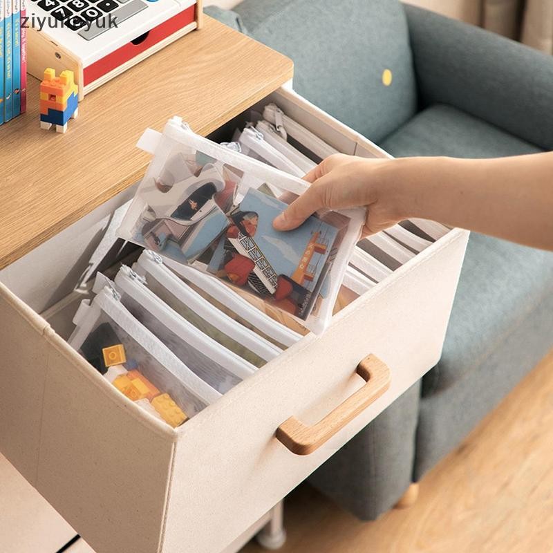 Ziyulinyuk A4 / A5 / A6 Lưới Dây Kéo Túi Tài Liệu Túi Zip Chống Thấm Nước Thư Mục Tập Tin Đồ Dùng Văn Phòng Trường Học Hộp Đựng Bút Chì 1 Túi Đựng Mỹ Phẩm Trang Điểm EN