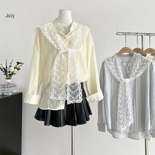 Julyhot Ren Móc Rỗng Cổ Giả Nữ Khăn Choàng Nhỏ Trang Trí Cổ Giả Nữ Quần Áo Phụ Kiện Có Thể Tháo Rời Cổ Massivedeals