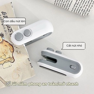 Máy hàn miệng túi nhựa mini, máy bịt kín chân không sử dụng tại nhà, sạc USB tiện dụng, dễ sử dụng