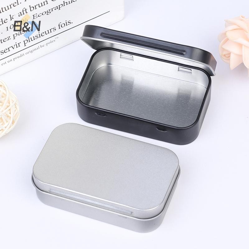 B & N Survival Kit Thiếc Nhỏ Trống Kim Loại Thiếc Flip Hộp Bảo Quản Hộp Đựng Tiền Xu Kẹo Chìa Khóa.
