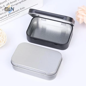 B & N Survival Kit Thiếc Nhỏ Trống Kim Loại Thiếc Flip Hộp Bảo Quản Hộp Đựng Tiền Xu Kẹo Chìa Khóa.