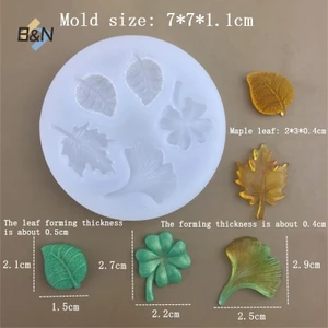 B & N 1 Lá Khuôn Silicon DIY Chocolate Fondant Bánh Trang Trí Dụng Cụ Handmade Khuôn Nến Tráng Miệng Bánh Cupcake Khuôn Nướng Bánh.