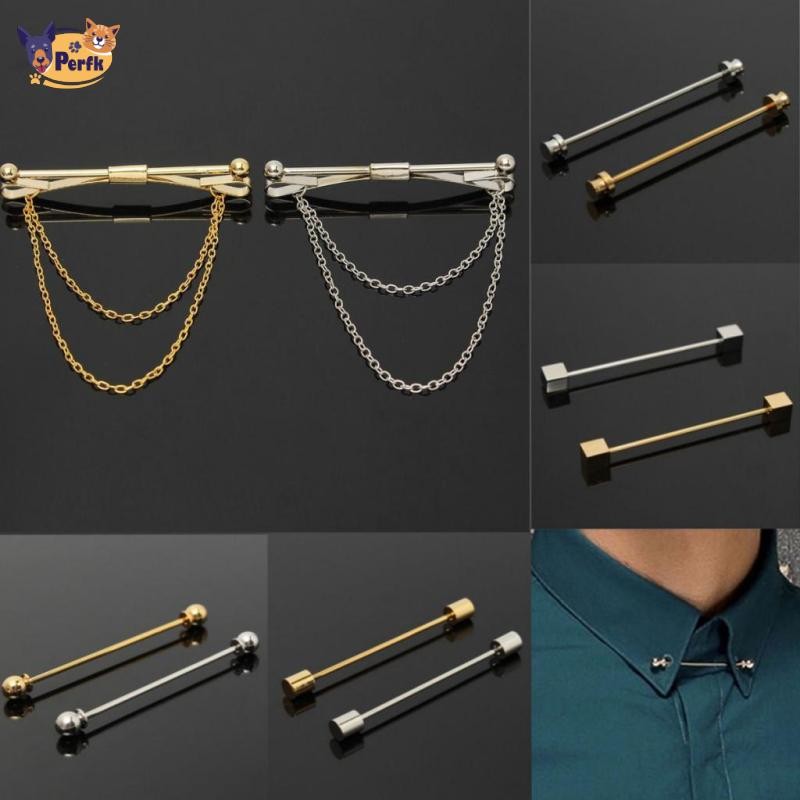 Áo Sơ Mi Cà Vạt Cổ Pin Tie Kẹp Khóa Thanh Trâm Nam Phụ Kiện 2.3 ''