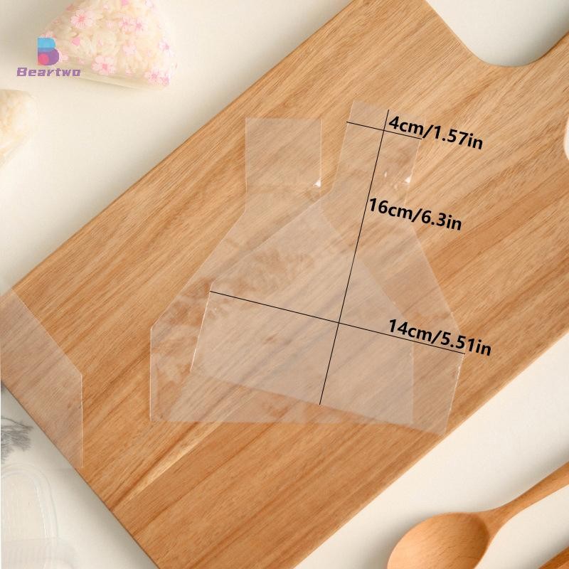 < Beartwo > 50 Chiếc Hoạt Hình Nhật Bản Đáng Yêu Cho Tam Giác Bao Bì Cơm Túi Onigiri Sushi Làm Sushi Khuôn Bento Accessorie Đẹp