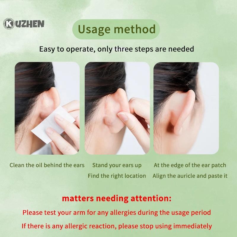 Kuzhen 6 / 12 / 30 Miếng Dán Hỗ Trợ Tai Vô Hình Miếng Dán Tai Corrector Earlobe Hỗ Trợ Tai Trang Điểm Miếng Dán V Mặt Dễ Dàng Sử Dụng HOT
