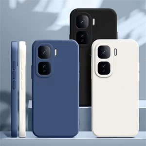 Ốp Điện Thoại Funda Mềm Cho VIVO iQOO Neo 10 Neo10 Pro 10Pro 5G Hợp Đồng Màu Nguyên Chất Silicon Lỏng Chống Sốc Mặt Sau Sang Trọng