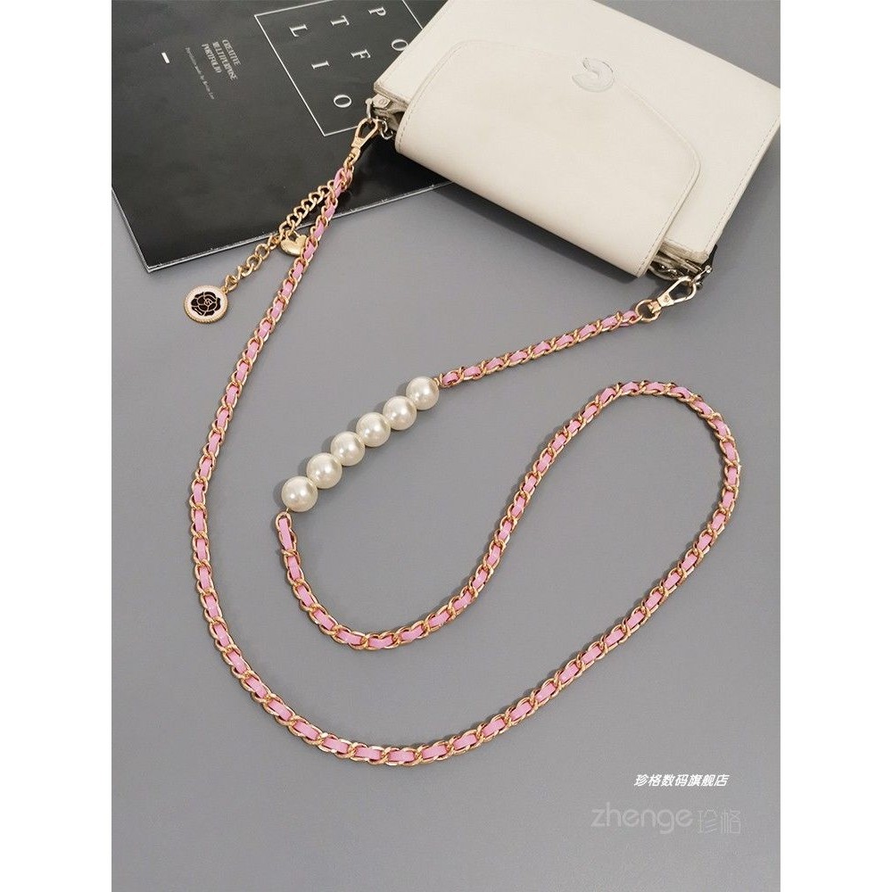 Phụ kiện nữ dây đeo chéo/ngực/bụng/túi da cao cấp, kim loại xoắn, chống sốc, trang trí điện thoại di động đa năng