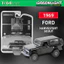 Xe Ánh Sáng Xanh Mẫu 1: 64 Gangster Series 29 Xe Hợp Kim Cadillac Mô Hình Mô Phỏng Xe Bộ Sưu Tập Mô Hình Đồ Trang Trí 3KYW