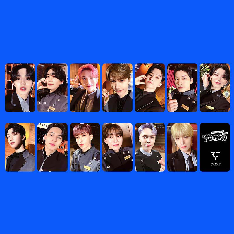 5-13 Chiếc SEVENTEEN Lomo Cards FOLLOW LẠI Album Mini thứ 11 HEAVEN YZY 1.0 4.0 Photocards Kit S.Coups JOSHUA JEONGHAN Vernon HOSHI WONWOO WOZI DK MINGYU Dino Bưu Thiếp Nhanh YM