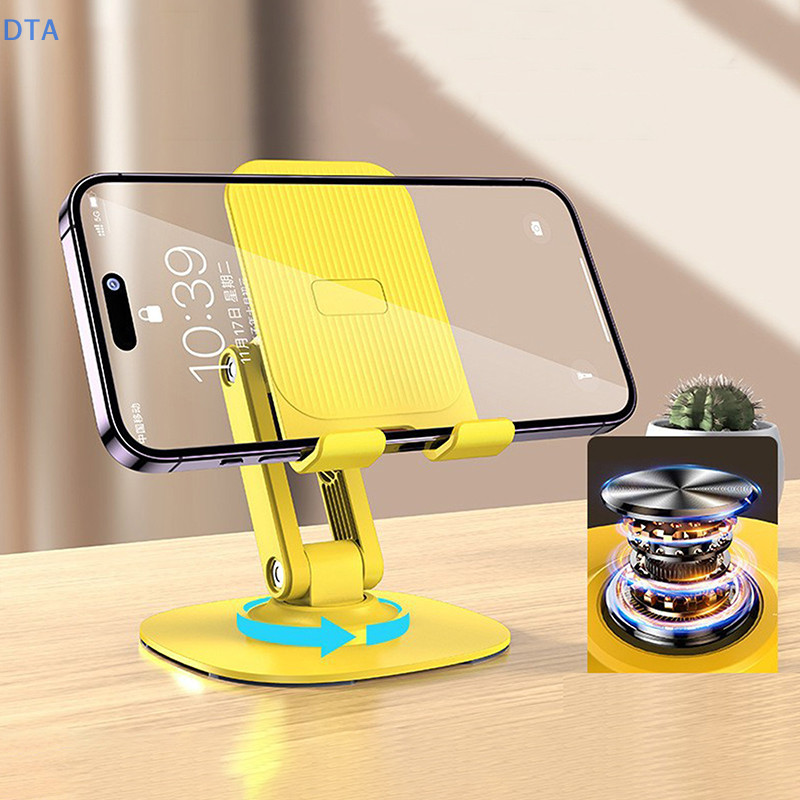 Dta 360° Xoay Giá Đỡ Điện Thoại Di Động Có Thể Gập Lại Máy Tính Để Bàn Hỗ Trợ Điện Thoại Di Động Máy Tính Bảng Lười Di Động Hỗ Trợ Điện Thoại Đứng PO