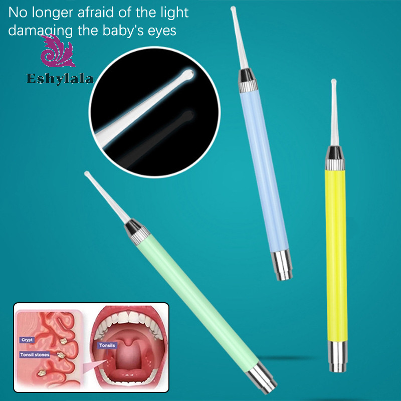 Công cụ loại bỏ đá Tonsil huỳnh quang Dụng cụ tẩy sáp tai Dụng cụ chăm sóc làm sạch miệng Dụng cụ tẩy đá Tonsil Chăm sóc sức khỏe [MỚI]