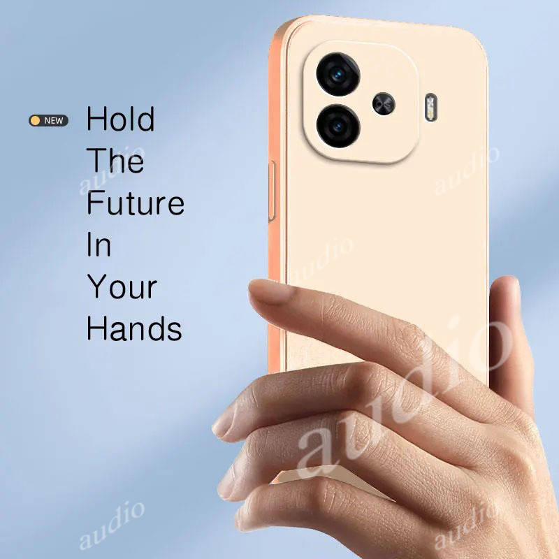 Dành Cho IQOO z9 z9X 5G 2024 Vỏ Silicon Lỏng Vuông Chính Hãng Cho IQOO z9 z9X Z 9 X 9x iQOOZ9 iQOOZ9x 5G Vỏ Chống Sốc Chính Hãng TPU Lỏng Silicon Ốp lưng