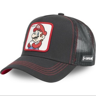 Mũ bóng chày Super Mario hoạt hình mũ chống nắng chất lượng cao hoạt hình mũ bóng chày bé trai và bé gái