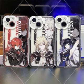 Ốp Lưng Cho OPPO A5S A3S A5 A9 2020 A17 A15 A15S A16 A16S A54S A78 A54 A36 A96 A76 A74 A52 A92 A72 RENO 6 Lite F9 Game Genshin Impact Phim Hoạt Hình Anime Vỏ Điện Thoại