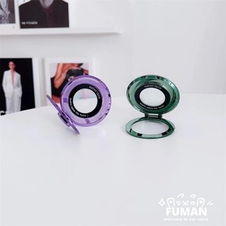 Giá đỡ điện thoại đa năng từ tính, vòng kim loại gấp, phụ kiện sang trọng cho di động