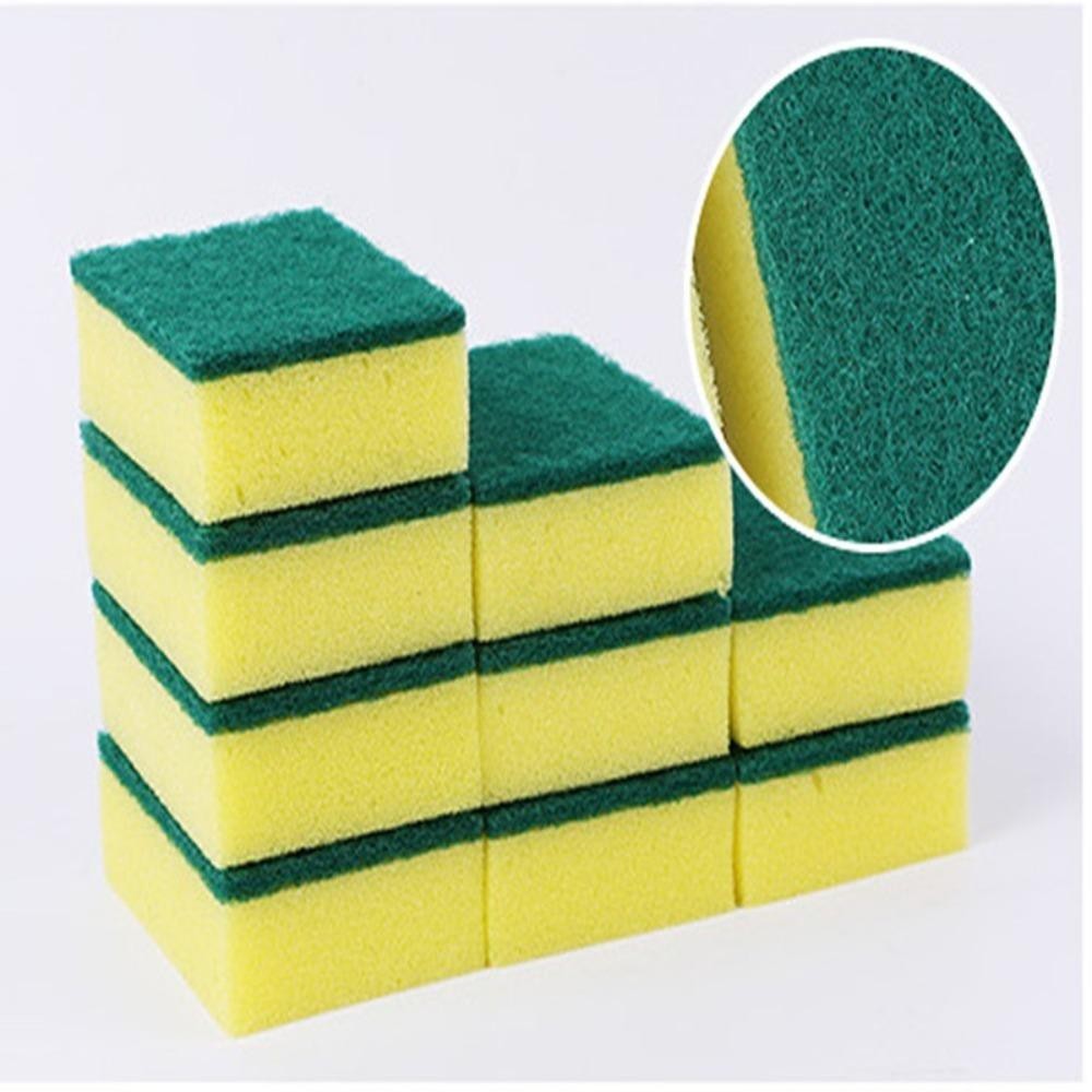 Miếng bọt biển rửa chén ODAKA, Dụng cụ làm sạch gia dụng Miếng bọt biển làm sạch nhà bếp bền bỉ Miếng cọ rửa sạch có thể tái sử dụng