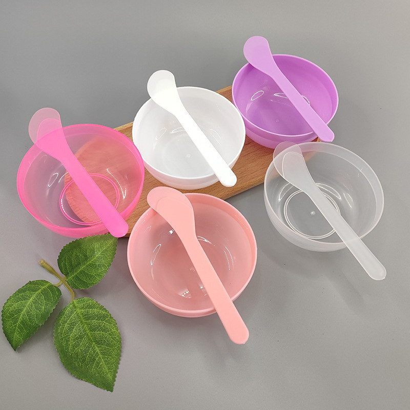 Dụng cụ làm đẹp Mặt nạ Hai Bộ 2 món Ứng dụng Spa Mặt nạ Bát Stick Set Mask Stick Bát nhựa