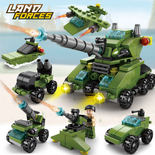 Tương Thích Lego Khối Xây Dựng Robot Trực Thăng Lâu Đài Thiết Giáp Xe Mô Hình Giáo Dục Lắp Ráp Đồ Chơi Quà Tặng 6 Trong 1