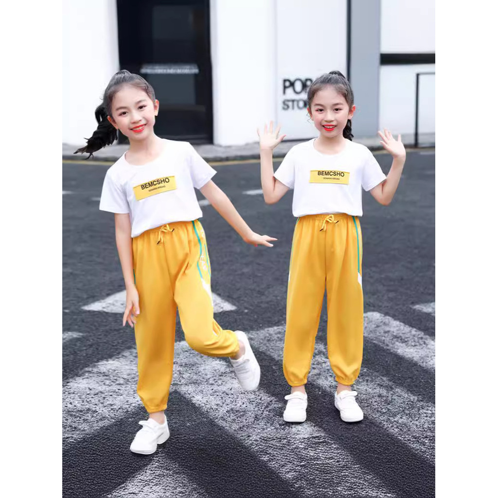 Trẻ Em Rời Thoáng Khí Chống Muỗi Quần Bé Trai In Hình Quần Thường Ngày Bé Gái Chữ Thời Trang Quần Buộc Quần Thể Thao 100-150 Size JUPJ