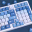 Furina Meow Genshin Impact Original Keycap MOA Profile Bàn phím cơ thăng hoa năm mặt Cross Axis Keycaps Wanderer Xiao Cute Cat Paw Cartoon Genshin Creative 130 + Keycap