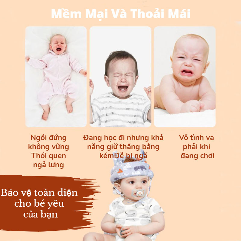 Mũ Bảo Vệ Đầu Cho Bé,Mũ Bảo Hiểm Cho Bé Tập Đi,Phim Hoạt Hình Dễ Thương, Thoáng Khí Và Thoải Mái, Phù Hợp Với Mọi Mùa