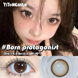 Ống kính tiếp xúc màu YI TONG NIAN dành cho vẻ đẹp của phụ nữ với đường kính lớn 14.0-14.5mm, Ống kính tiếp xúc màu trang điểm