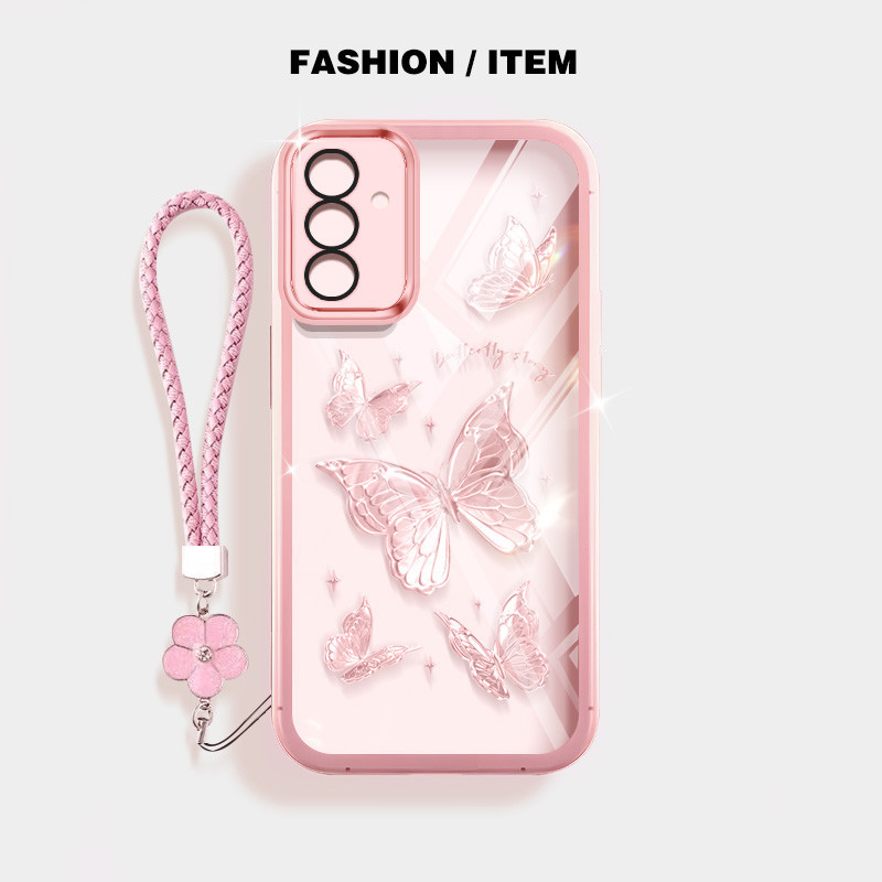 Ốp Điện Thoại YBD INS Style Cho Vivo Y19S Y100 5G (IDN) Y200e T3 5G Vỏ Bướm Niche Được Trang Bị Bảo Vệ Ống Kính