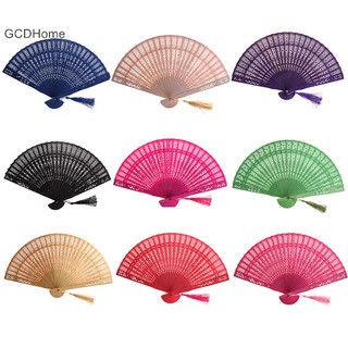 Gcdhome Thời Trang Cưới Tay Dự Tiệc Khắc Tre Gấp Quạt Trung Quốc HOT