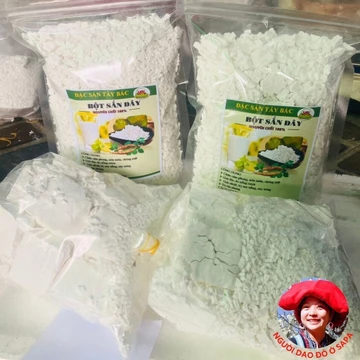 Bột sắn dây ta nguyên chất 100%, bột sắn dây hữu cơ chế biến thủ công giúp thanh nhiệt giải độc, giải rượu, giảm cân