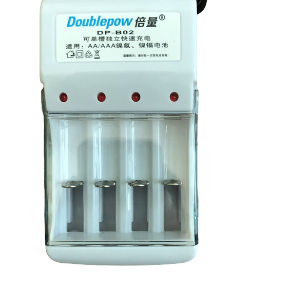 Bộ sạc pin tiểu Doublepow B02 pin sạc lại AA /AAA-kèm pin chính hãng
