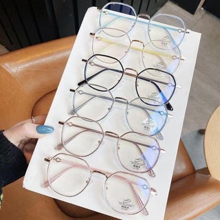 Mắt kính nam nữ gọng kim loại chống tia ánh sáng xanh tia UV Kính mát thời trang phong cách Styley K006
