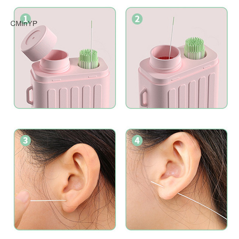 Cminyp 180 / 240 Chiếc Bông Tai Lỗ Bụi Dây Vệ Sinh Dùng Một Lần Bộ Chăm Sóc Tai Glory
