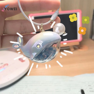 YOWEI Vui Cá Heo Móc Khóa Có Chất Lỏng Cho Chìa Khóa Ô Tô Nhà Cá Voi Mặt Dây Chuyền Móc Khóa Bé Gái Túi Xách Móc Chìa Khóa Trang Sức Quà Tặng VN