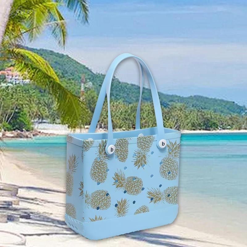 Jfory Túi Tote có thể giặt được Jfory Thời trang có lỗ Túi du lịch chống thấm nước
