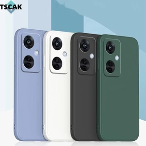 Ốp Điện Thoại Siêu Mỏng Cạnh Thẳng Silicon Mềm Bảo Vệ Camera Vỏ Mờ Cho OPPO A60 A79 Reno 11 Pro 11F Find X7 Ultra