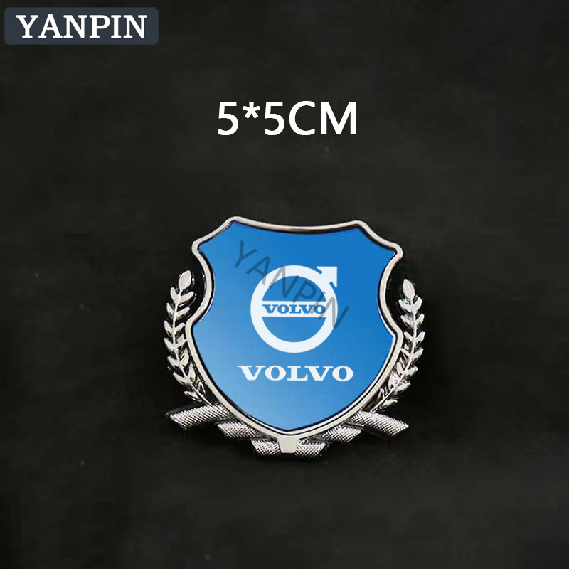 Dành Cho Xe Volvo Kim Loại Miếng Dán Trang Trí Cửa Sổ Ô Tô Bên Phía Sau Miếng Dán Trang Trí 940 S80 XC60 S40 XC40 XC90 S60 850 S90 240 V40 S70 V50 740 XC40