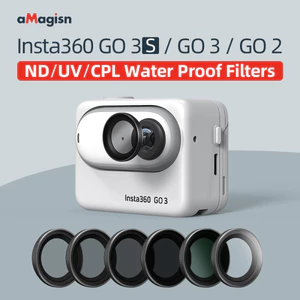Tương thích với Bộ lọc chống nước Insta360 GO3S, Bộ lọc GO3, GO2 ND, Bộ bảo vệ, Phụ kiện ống kính máy ảnh hành động
