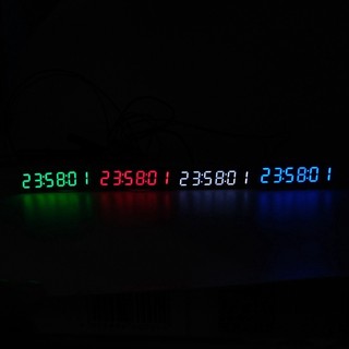 Đồng hồ 6 Bit 0,36 Inch Đồng hồ điện tử kỹ thuật số LED W Mô-đun hiển thị thứ hai Tắt nguồn Điều chỉnh độ sáng bộ nhớ