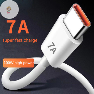 Cáp USB TWE 7A 100W Type C Cáp sạc siêu nhanh cho Huawei mate40Pro nova9 VN