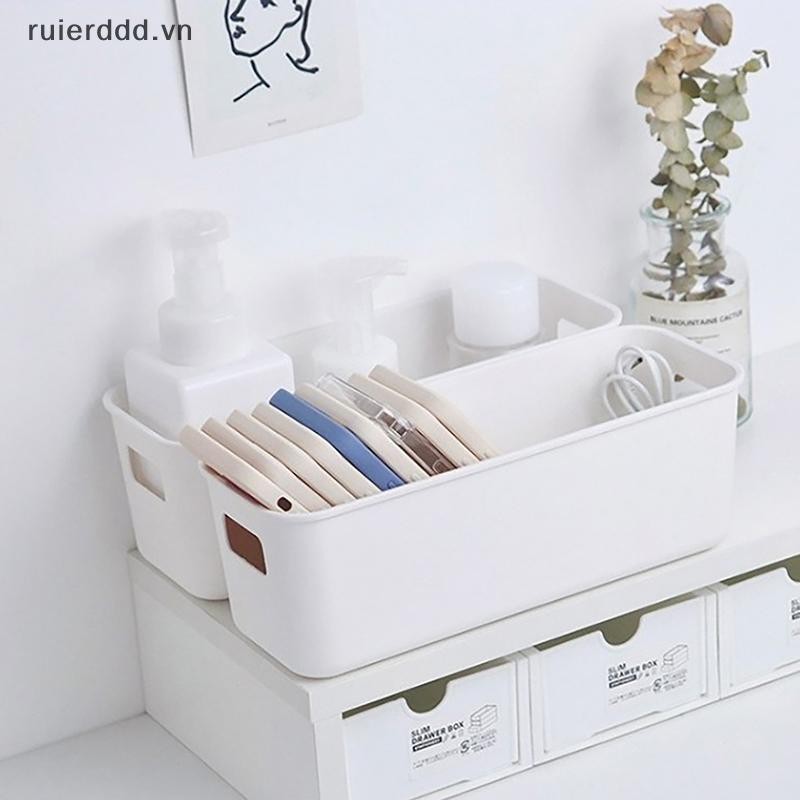 # Ruierdd # Hộp đựng điện thoại di động để bàn đơn giản Hộp đựng mỹ phẩm đa chức năng Giỏ đựng đồ lặt vặt dung tích lớn.