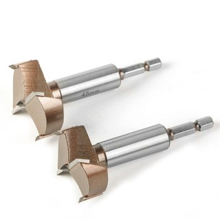 Bit nhàm chán bản lề VOIDLESS, Mũi khoan đôi 10-25mm, Dụng cụ chế biến gỗ ba lỗ cacbua vonfram