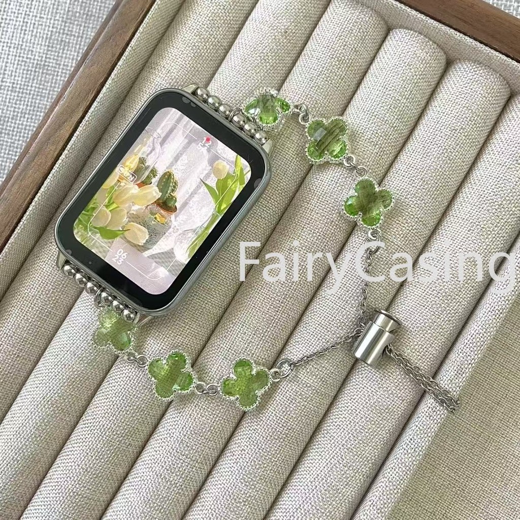 Dây đeo đính cườm ngọt ngào dễ thương cho Huawei Watch Fit 4 Pro 3 Band Accesorios cho Huawei Band 11 Pro 10 9 8 Vòng đeo tay NFC