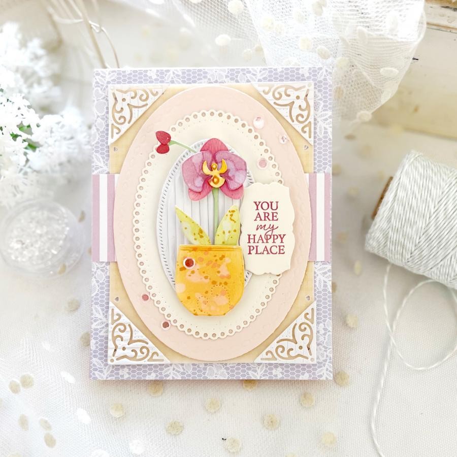 Bình Hoa Kim Loại Thép Carbon Cắt Khuôn DIY Dập Nổi Khắc Bản Mẫu crapbook Giấy Thủ Công Thiệp Chúc Mừng Ảnh Album Cắt Chết